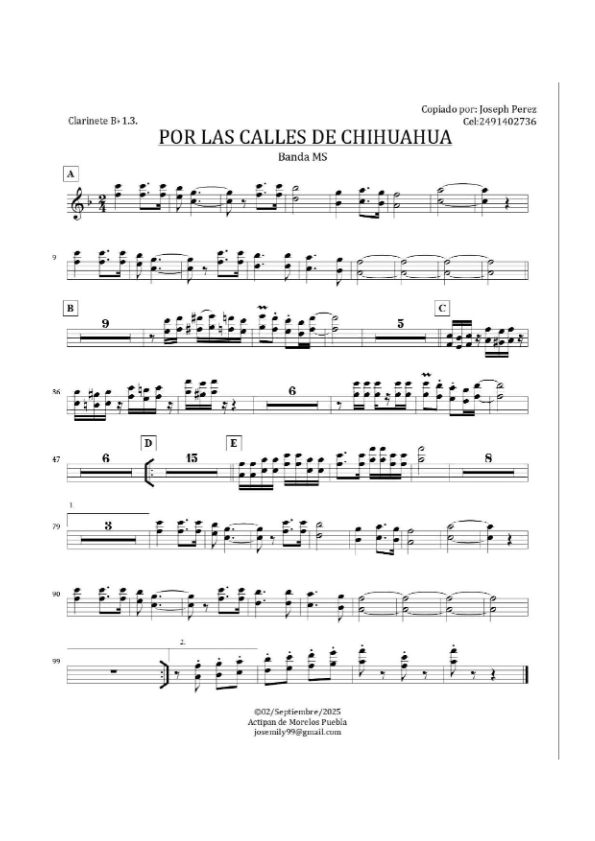 La imagen puede contener una previsualizacion de una partitura